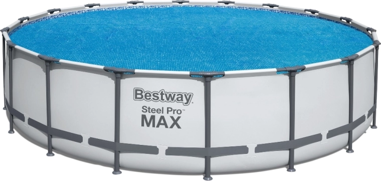 Solarna ponjava za bazen 527 cm modra okrogla BESTWAY