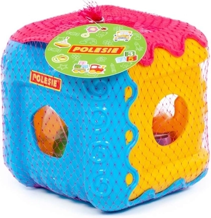 Barvit edukativni sorter v obliki kocke