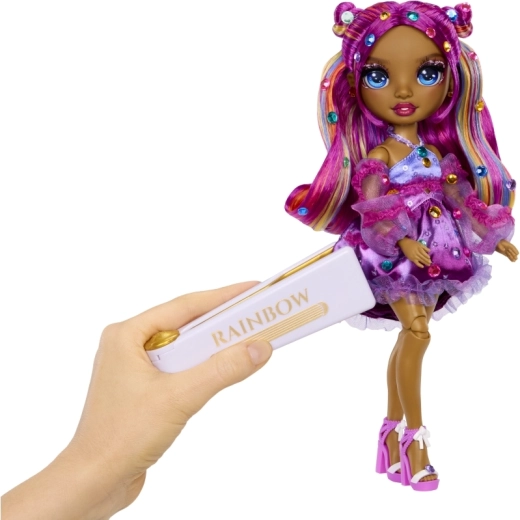 Okraševanje las in oblačil z mavričnimi kristali