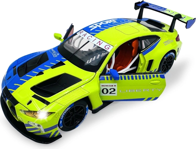 JAMARA BMW M4 GT3 metal model in 1:24 scale, green