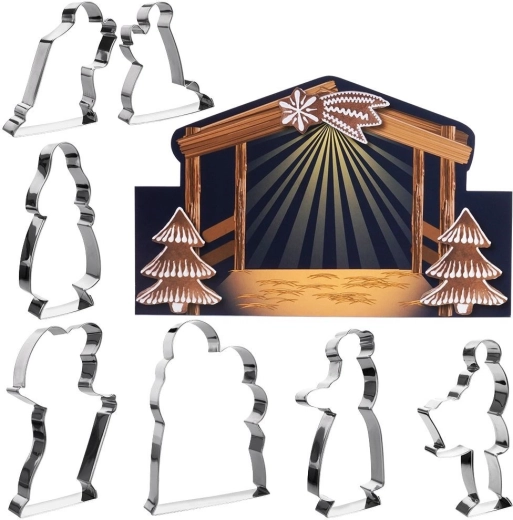 Celovita jaslična scena iz vašega peciva