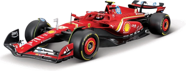 Bburago sestavljanka Ferrari SF24 1:24 – Carlos Sainz