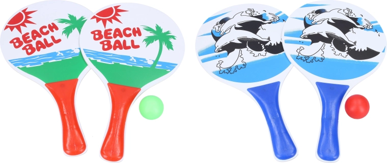 Tenis na plaži – komplet 2 loparja in žogica