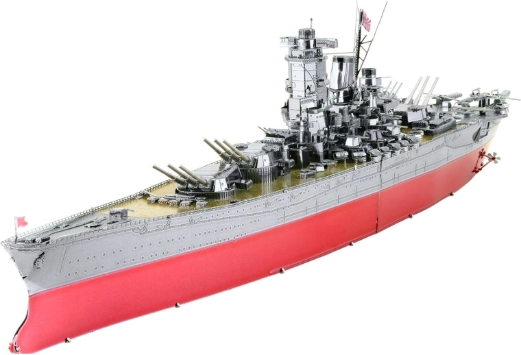 Metal Earth ICONX 3D kovinska sestavljanka – bojna ladja Yamato