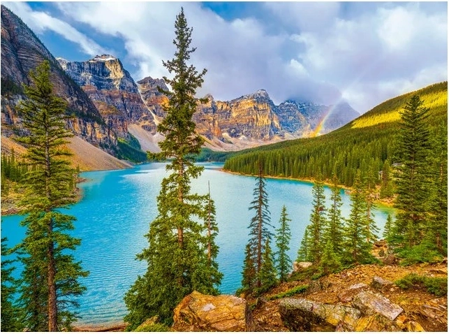 Sestavljanka CASTORLAND Moraine Lake, Kanada – 2000 koščkov