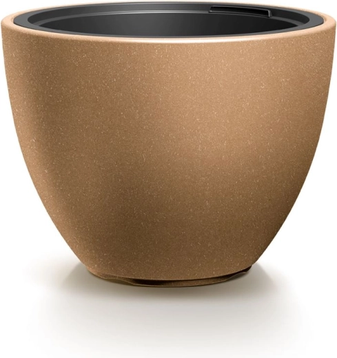 Cvetlični lonec z vložkom HEOS Eco Wood 47 cm naturo