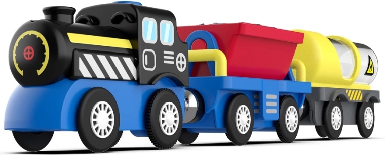 2Kids Toys parna tovorna lokomotiva na baterije – 1 kos