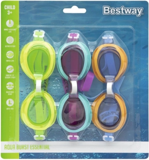 Otroška plavalna očala Aqua Burst - komplet 3