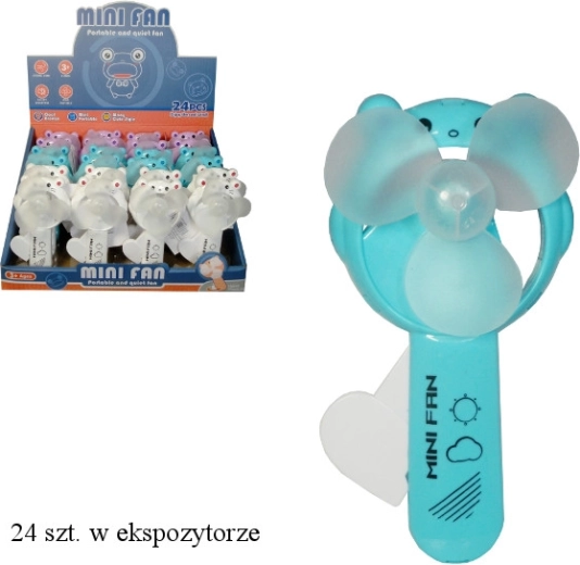 Plastic hand fan for kids - 1 piece