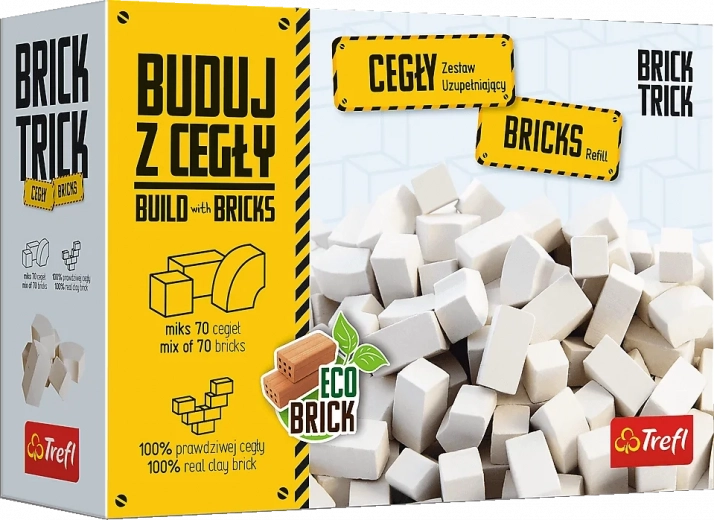 Trefl Brick Trick paket belih opek, mix 70 kosov