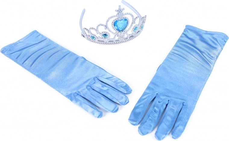 Komplet princeska – rokavice s krono
