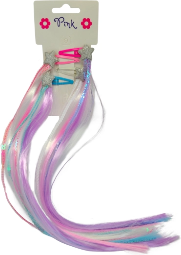 Sponke za lase s presenečenjem, 4 kosi