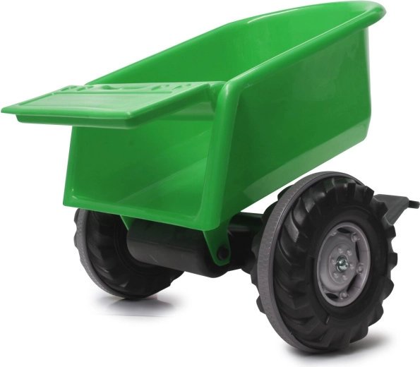 Jamara prikolica za pedalen traktor Power Drag – zelena