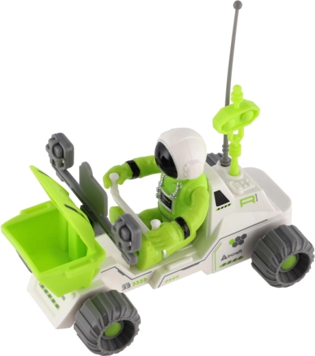 Realistični detajli in kokpit z astronavtom