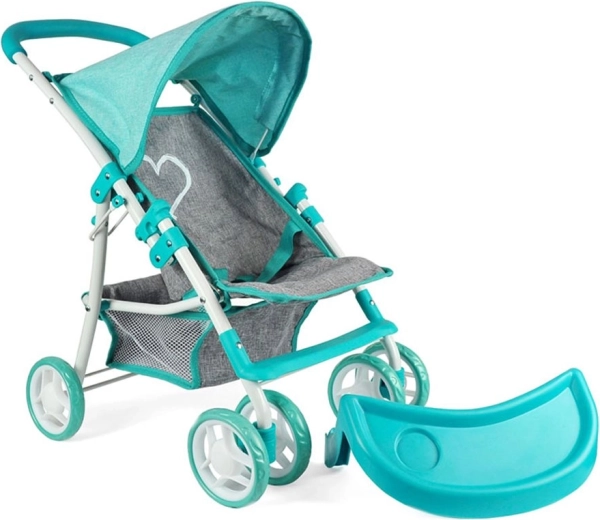 Zložljiva strešica in odlagalna košara