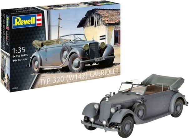 Plastični model Mercedes-Benz Tip 320 W142 Cabriolet 1/35
