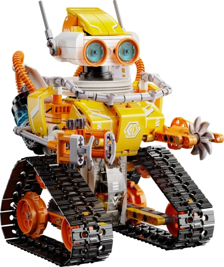 Gosenicni pogon in funkcionalne podrobnosti za akcijsko vožnjo