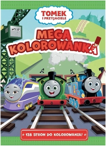 Tomek in prijatelji (Thomas & Friends) mega pobarvanka za otroke