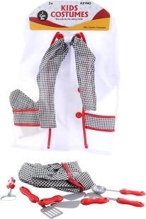 Otroški kuharski kostum s setom posode