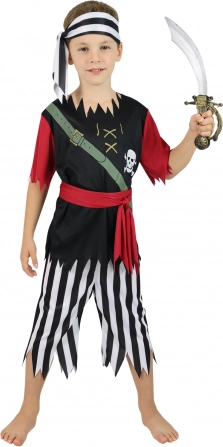 Otroški piratski kostum z ruto