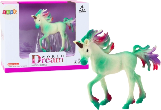 Zbirateljska figurica mali zeleni samorog 8 cm