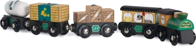 Zeleni tovorni vlak Le Toy Van
