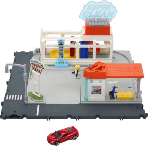 Matchbox Action Drivers avtopralnica z realističnimi funkcijami