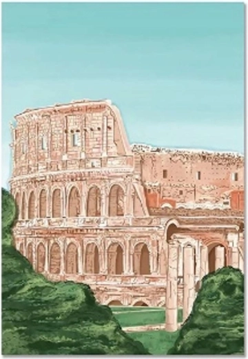 Norimpex Slikanje po številkah Rim Kolosej 40 × 50 cm