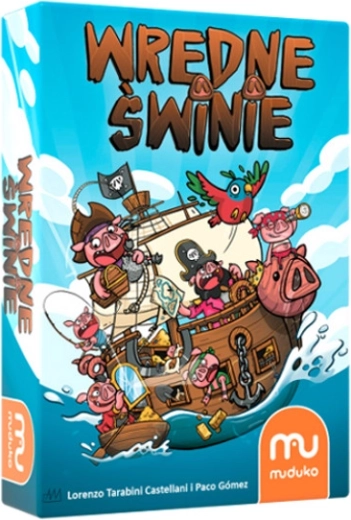 Muduko Wredné svině – hitra družinska igra s kartami o piratskem plenu
