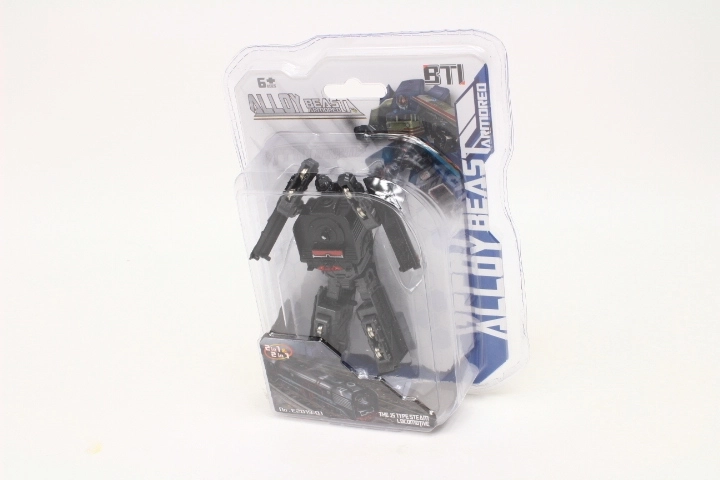 Transformirajoči kovinski robot lokomotiva 10 cm