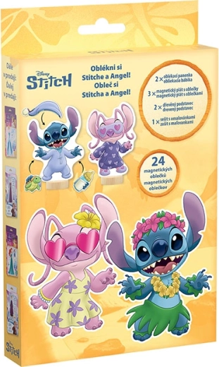 Magnetno oblačenje z pobarvanko Lilo & Stitch