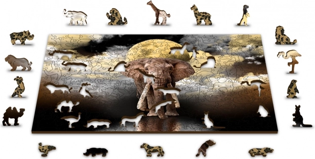 Original animal-shaped pieces