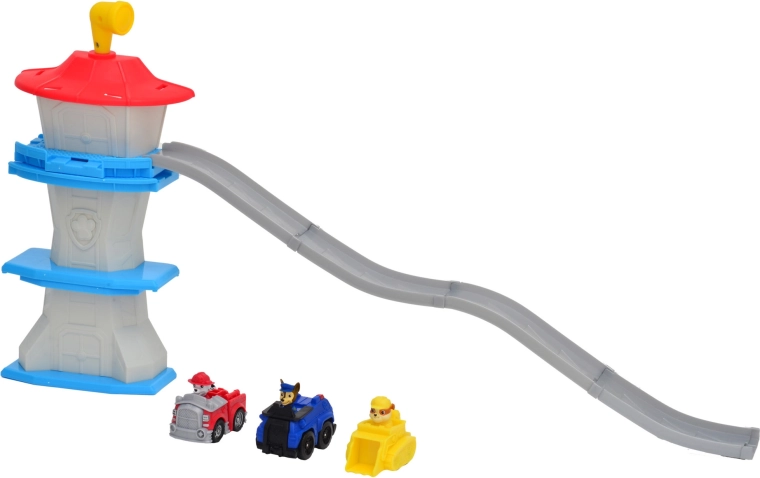 Stolp z dolgo rampo za akcijske spuste