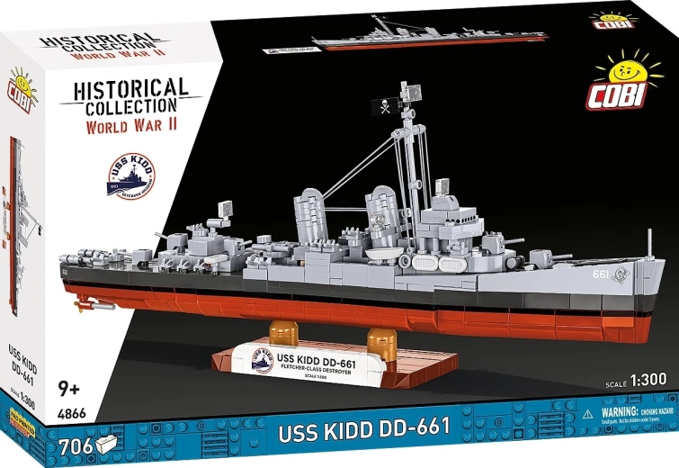 Sestavljanka COBI USS Kidd (DD-661)