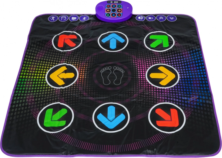 Glasbena plesna podloga črna