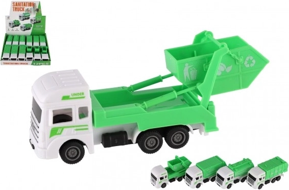 Mestne službe plastičen avtomobilček 12 cm z vzvratnim navijanjem