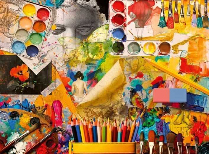 RAVENSBURGER sestavljanka Umetniški atelje 500 kosov