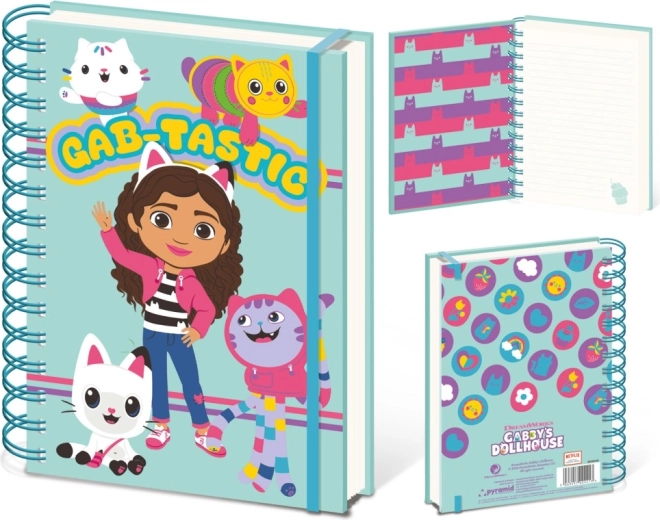 Gabby spiralni blok A5 Gabbin čarobni hišica