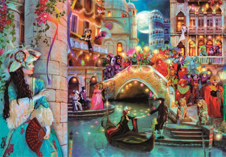 Sestavljanka Mesečni karneval 1000 kosov