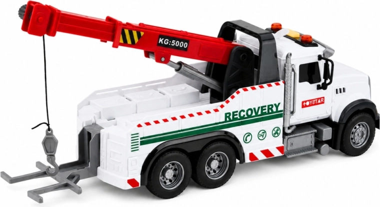 Adjustable crane for action play
