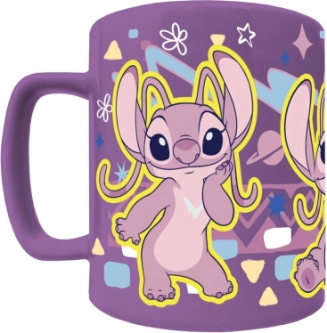 Stitch skodelica z odstranljivim plišastim ovitkom Angel