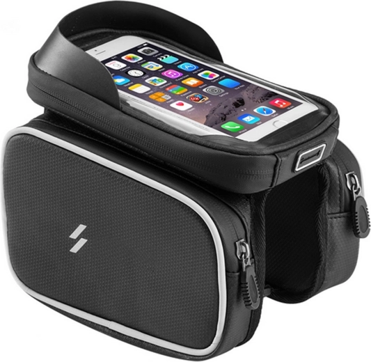 Vodoodporna okvirna kolesarska torba MalTrack z držalom za telefon