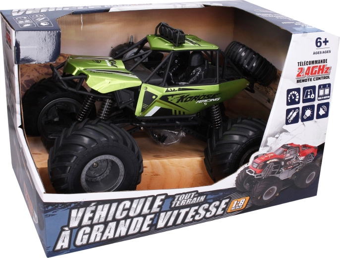Kovinski RC voziček Korose z daljinskim upravljanjem, 43,5 cm