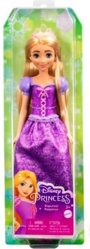 Lutka DISNEY PRINCESS RAPUNZEL z bleščečo obleko in dodatki