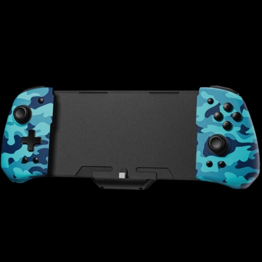 FUNLAB Luminpad brezžični Gripcon za Nintendo Switch v modri maskirni barvi