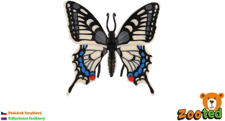 Figurica metulja lastovičarja Zooted, 8 cm