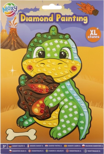 Ustvarjalni komplet za diamantno slikanje Zmaj A5 veliki XL kamni