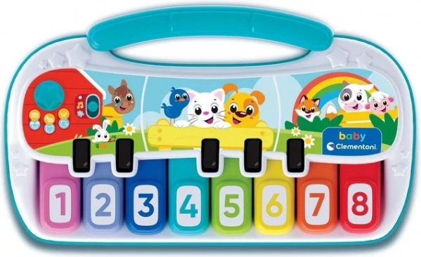 Otroški klavirček z živalicami CLEMENTONI BABY