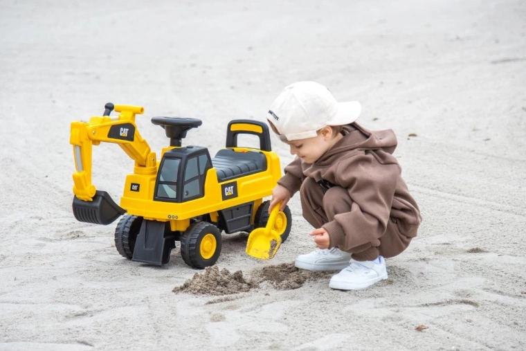 Realistic construction-site play