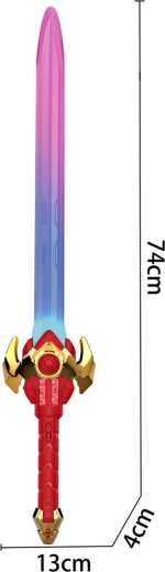 Red light-up sword for kids